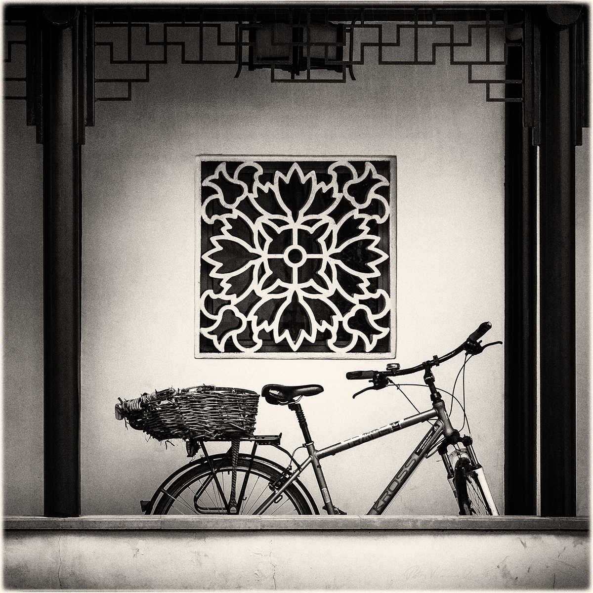 Adobe Portfolio chinese oriental zen black and white stilness traditional Classical fine art prints bamboo minimal design