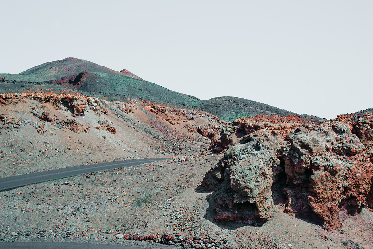 art Photography  Landscape surreal abstract volcanic lanzarote spain