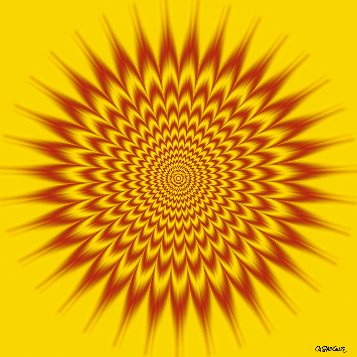 op'art optical illusion visual effect kinetic