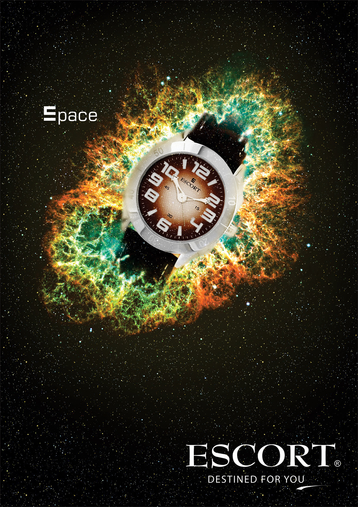 Watches Ads Watches Campaign Space Concept