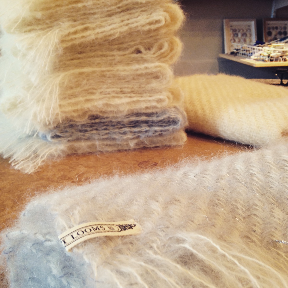 weaving textile Nantucket looms Handweaving scarve blankets twill INTERIOR FABRICS fabric