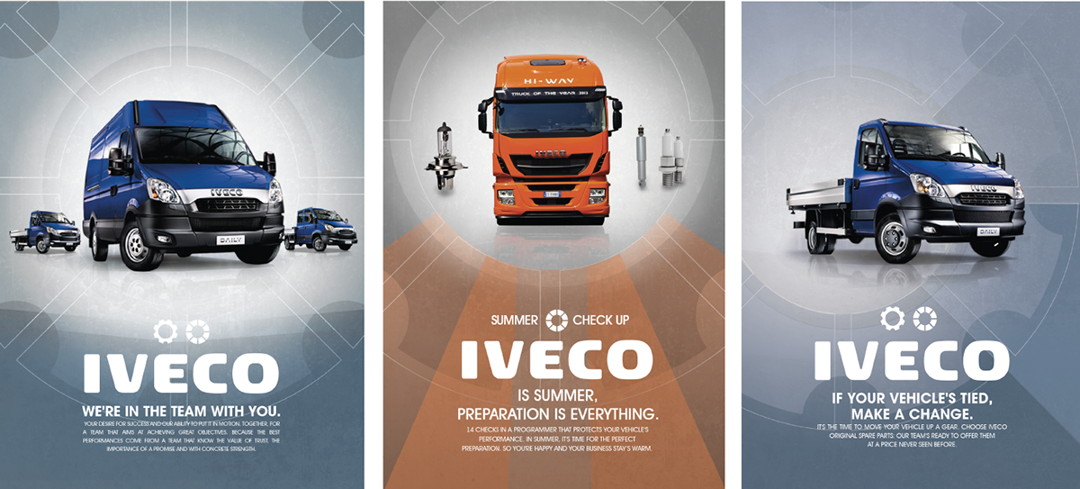 poster IVECO graphic