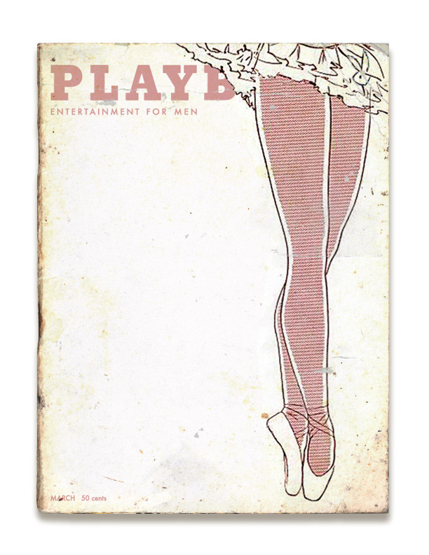 Design Excercise playboy cover magazine vintage Retro