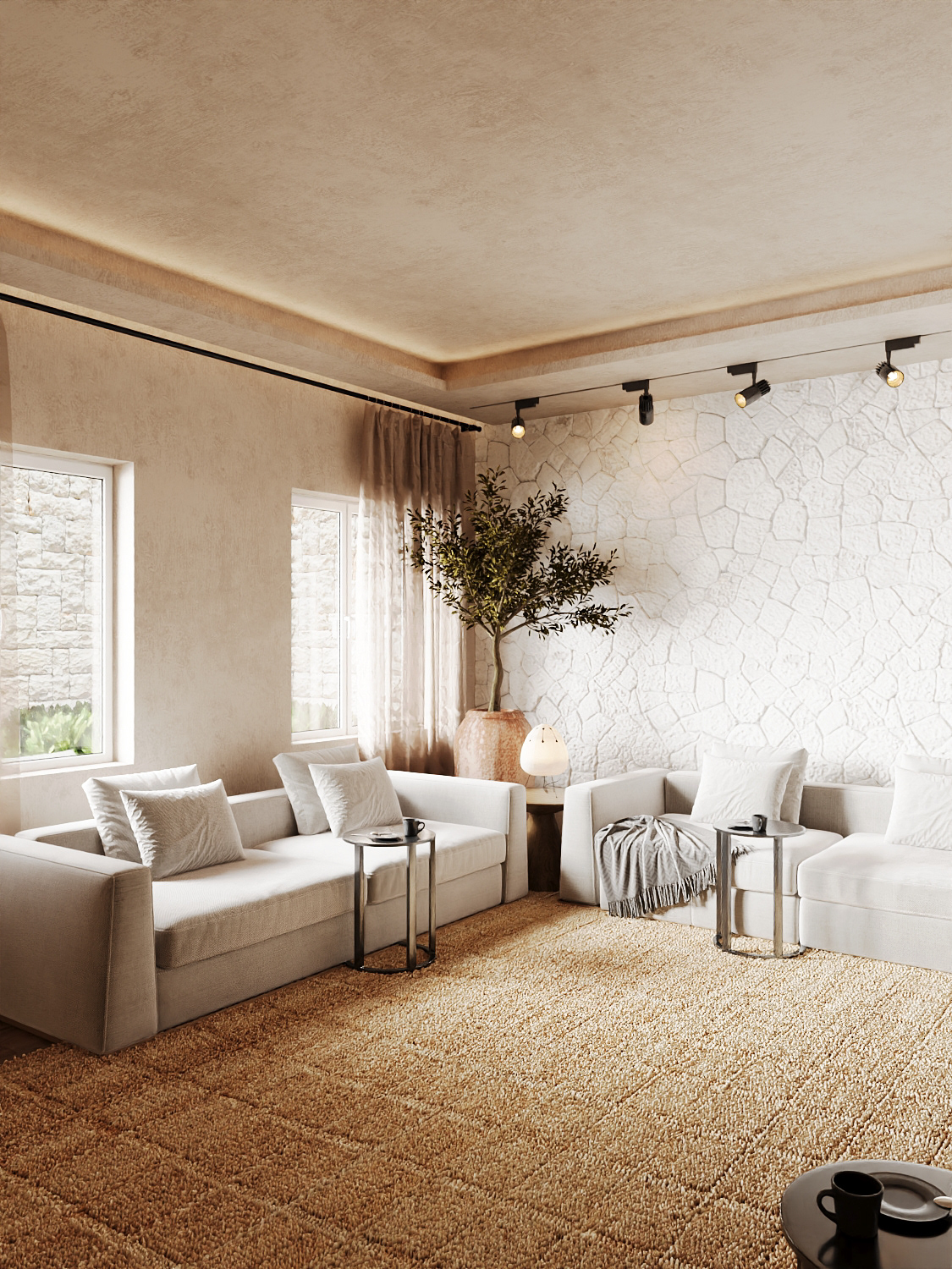 indoor interior design  visualization 3ds max corona Render modern archviz 3D design