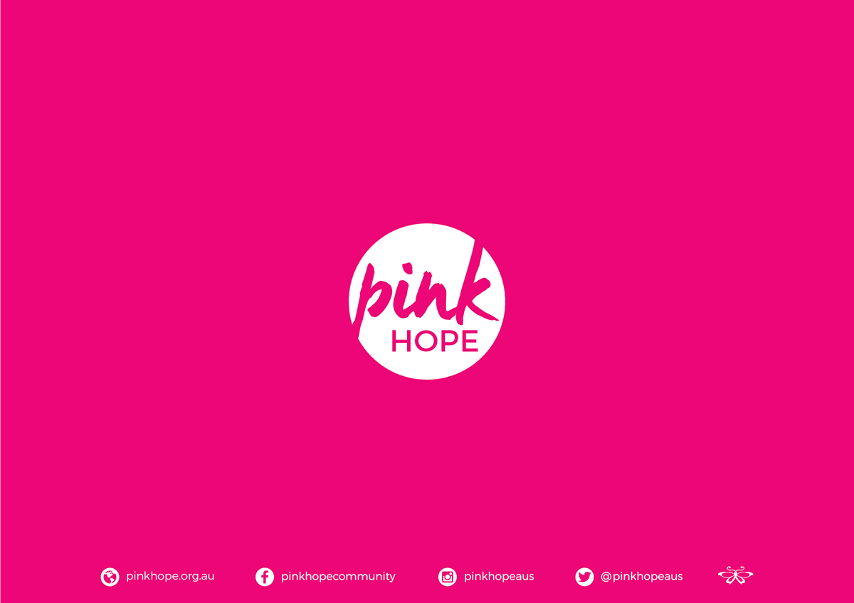brochure Diseño de información identidad pink rosa editorial prevención awarness identity Ovarian cancer strategy value
