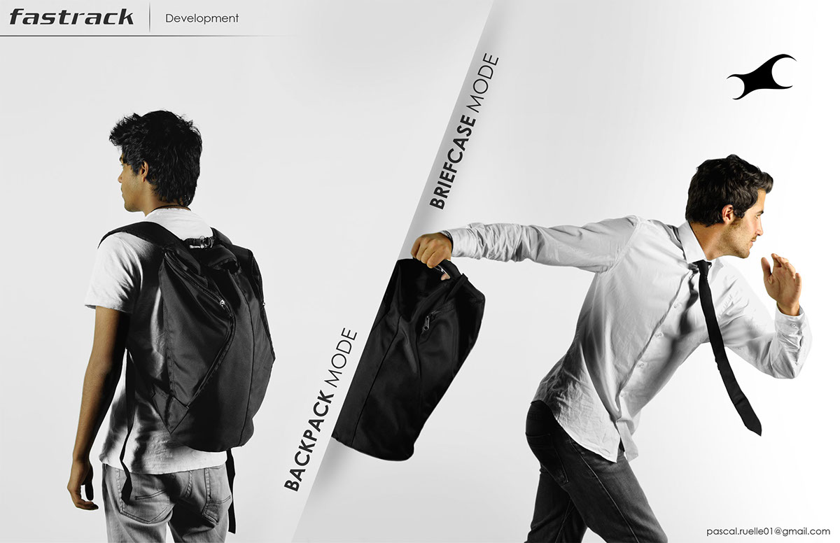 bag backpack textile softgood Fastrack design sketching rendering Prototyping prototype