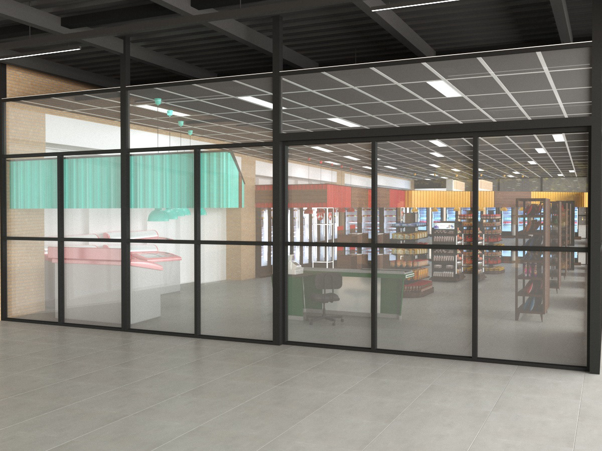 3D 3ds max architecture archviz indoor interior design  modern Render visualization vray
