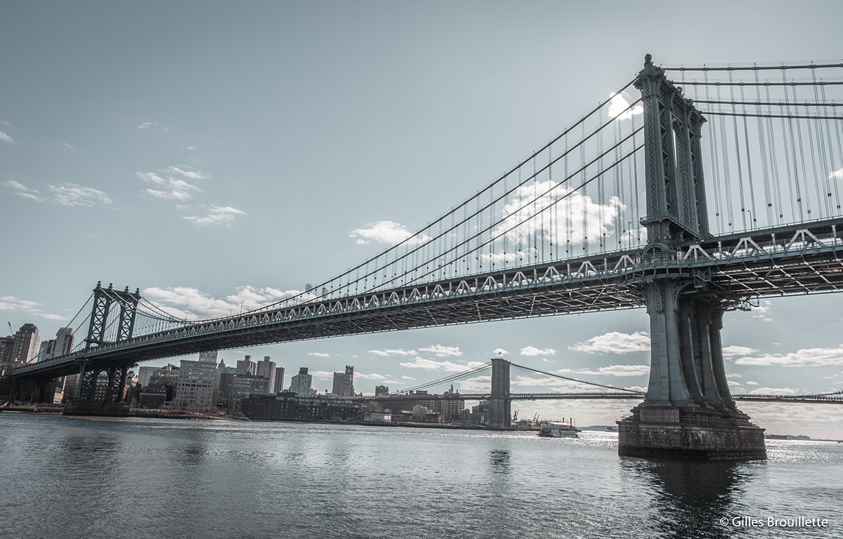 new york city Brooklyn Bridge Manhattan