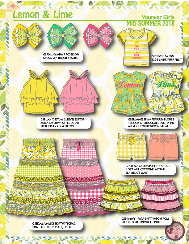 Childrenswear kidswear kids apparel fashion design trend direction Children's Wear apparel Kid's Apparel Spring summer 2018