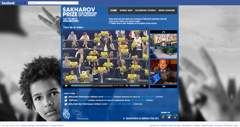 sakharov prize boukalail cliquet laurent European parliament
