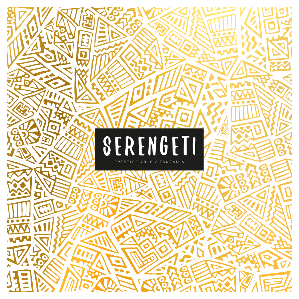serengeti africa pattern gold Coffee corporate gifts design Promotion branding  Packaging