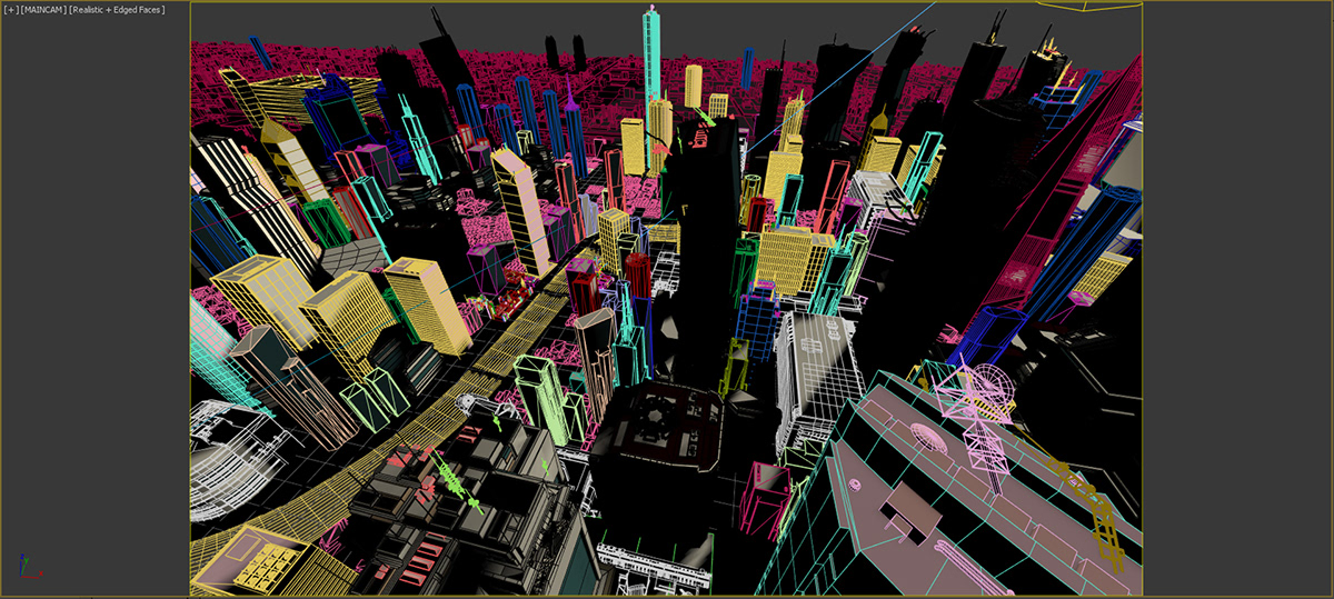 UnderZone Mole city future cinematic gameart Games