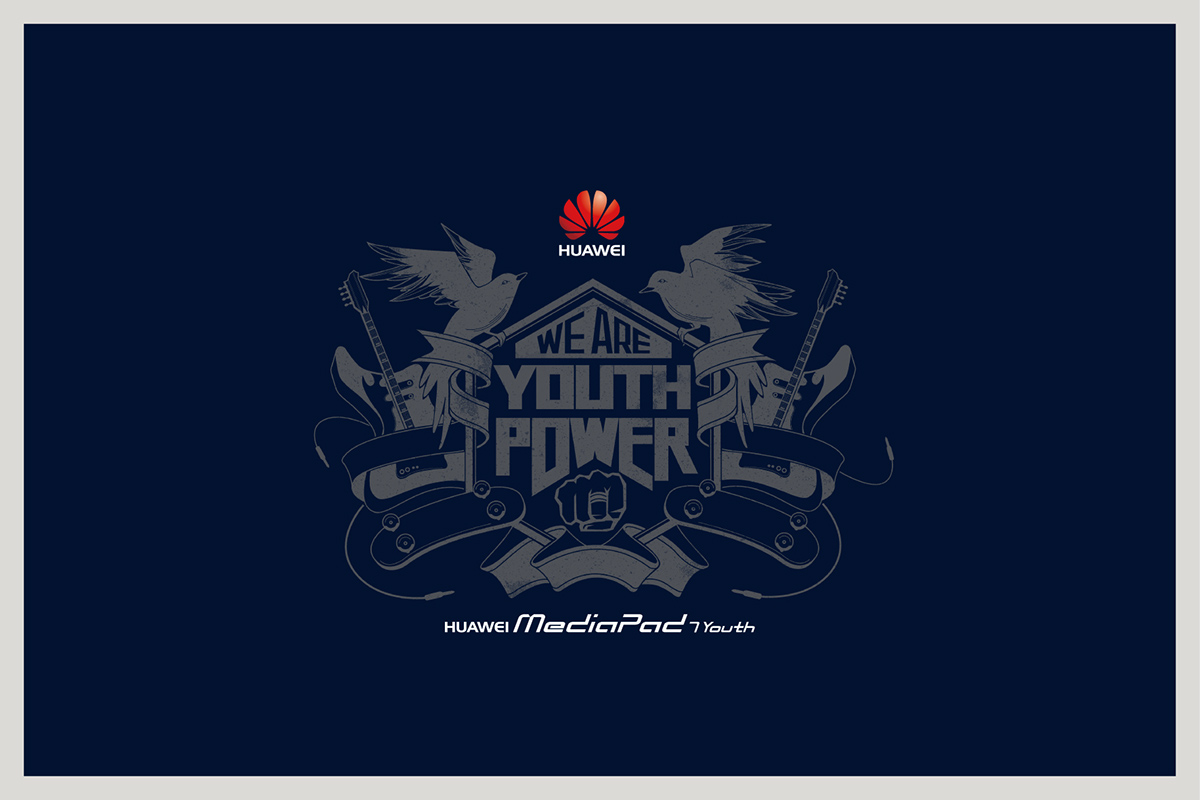 huawei TV Commercial creative youth pad poster