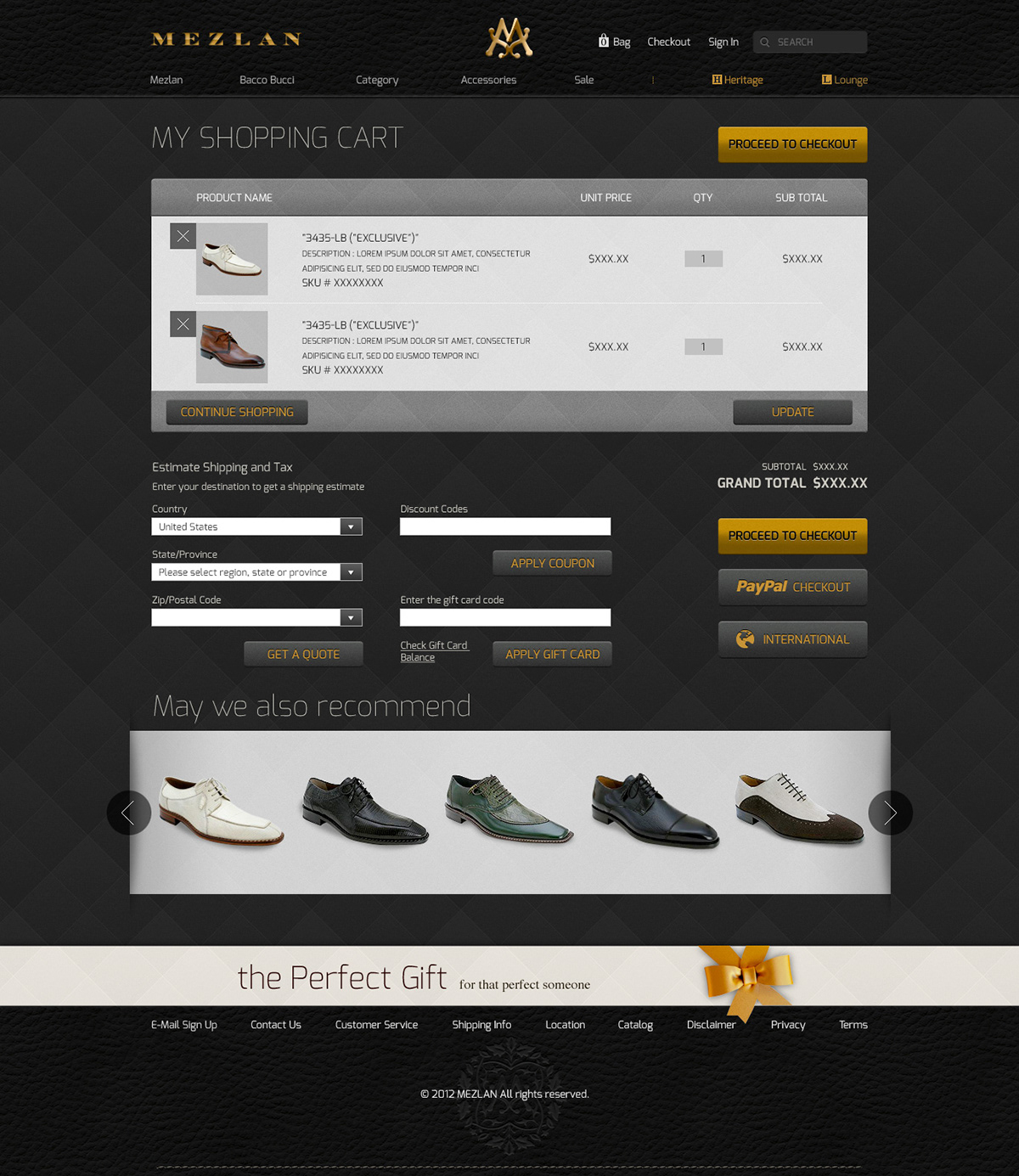 Web design graphic shoe men man black