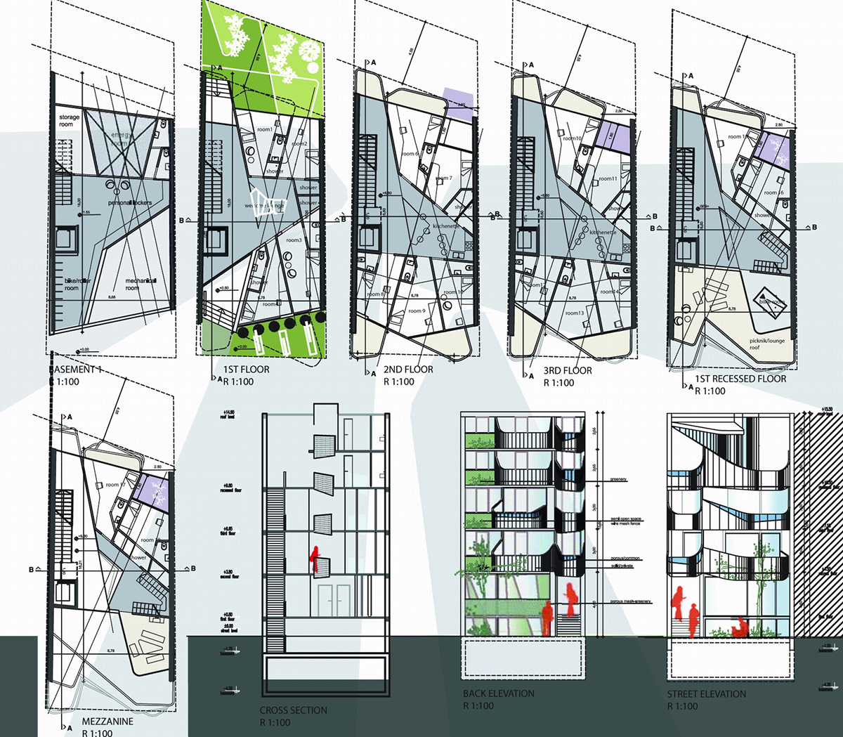 student housing Competition Master Plan