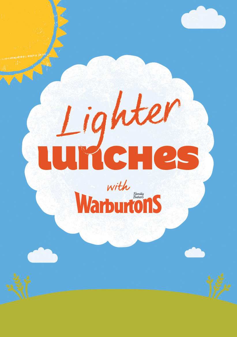warburtons bread campaign lighter lunches concepts