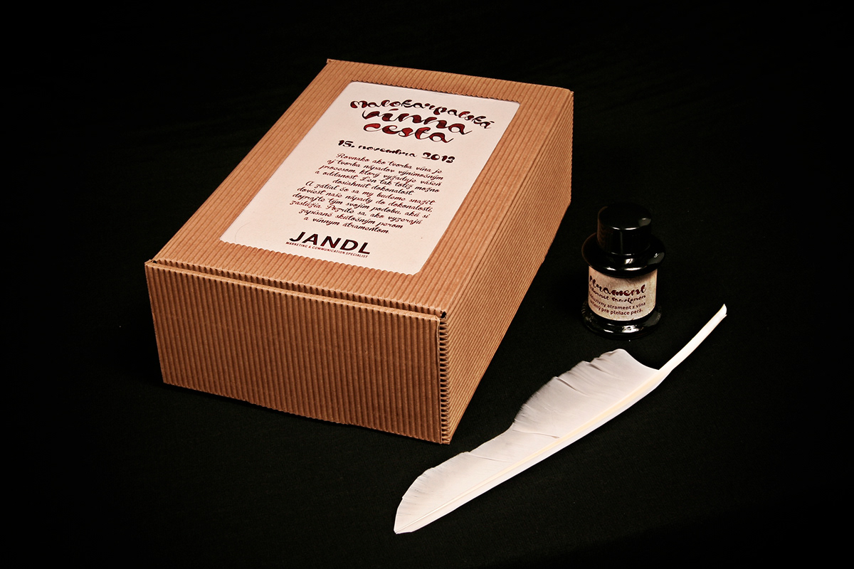 ink writing ink wine ink bottle paper box Invitation quill