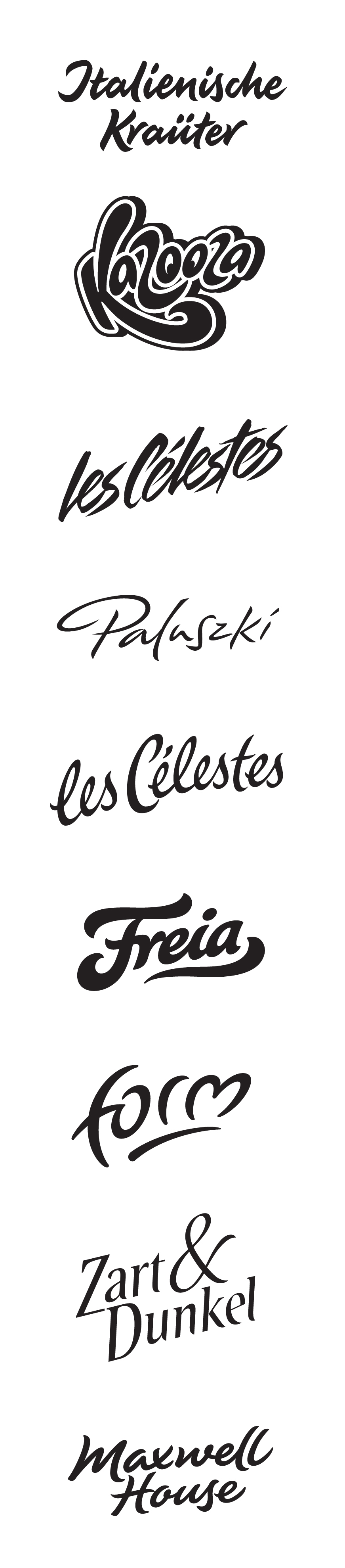 logotypes logos lettering typo type design Logo Design logo Logotype packagingdesign Label Food  fonts