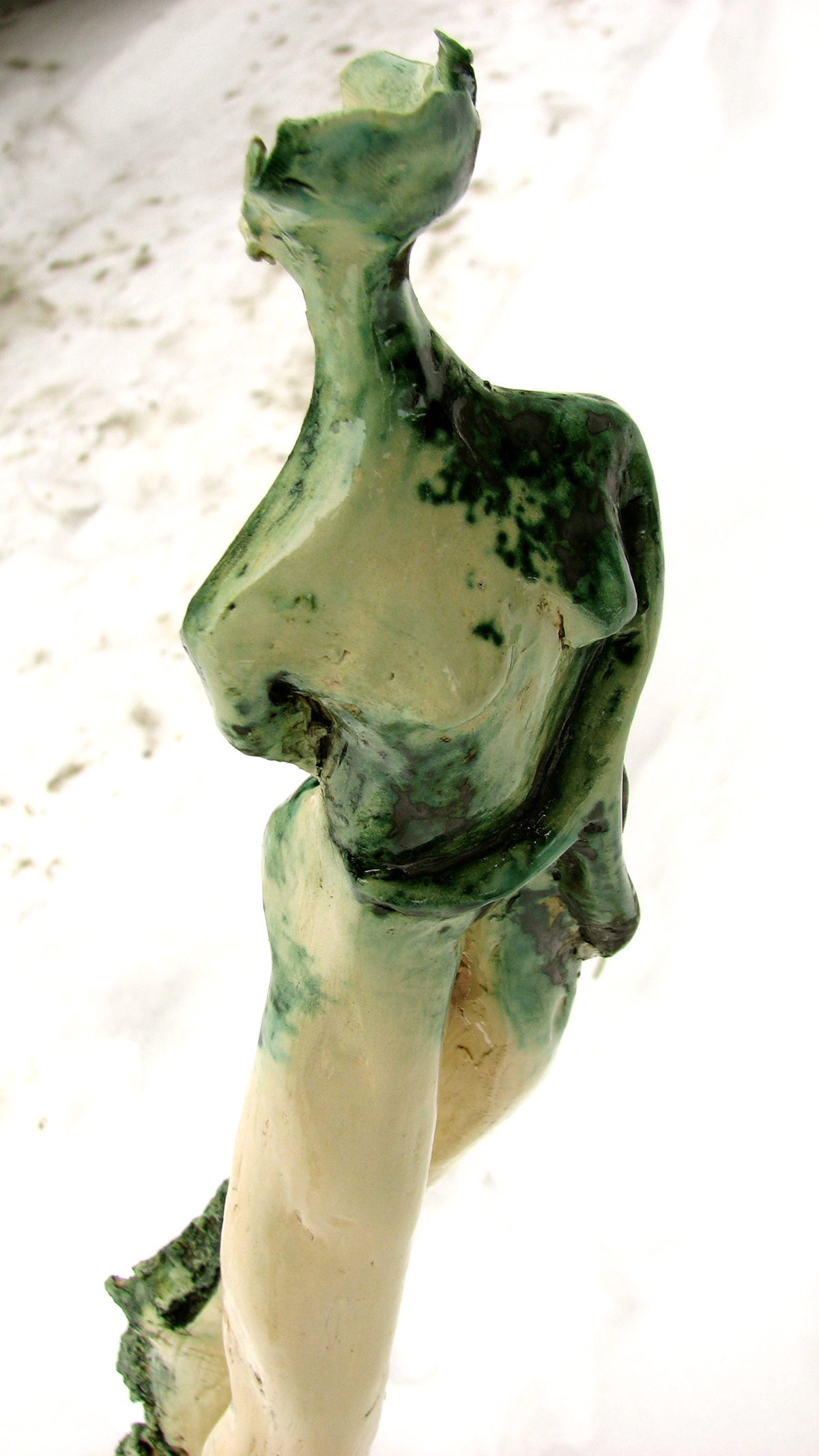 moss  figure  clay  sculpture  carved  carving  organic