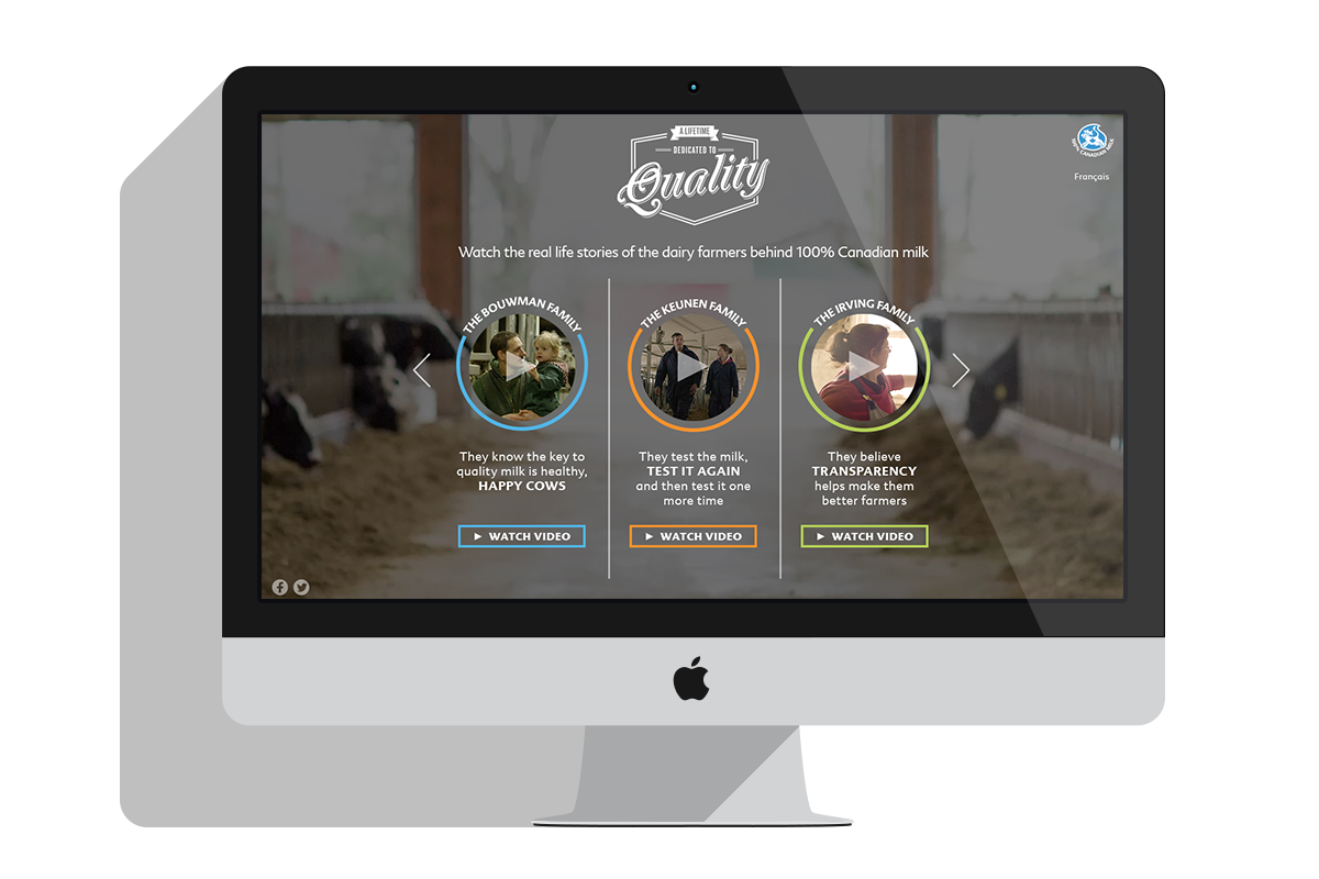 milk Web Design  Dairy farmers family