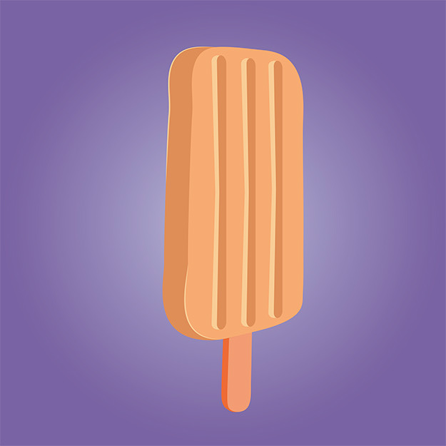 Popsicles ice cream summer vector adobe illustrator Graphic Designer Digital Art  artwork digital illustration Drawing 