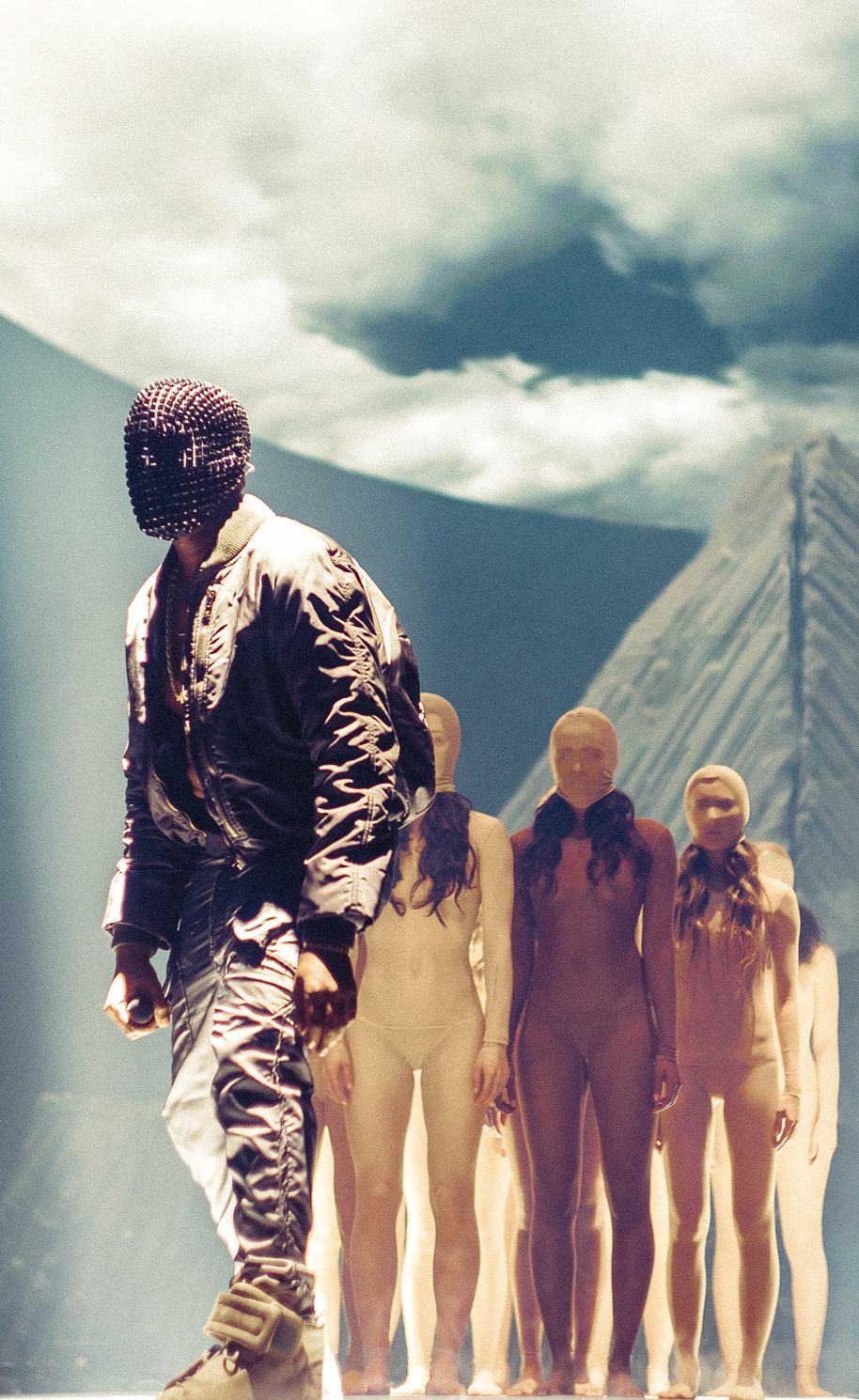 sir fawn Akhil Sesh StampdLA Yeezus Kanye West gods concert Performance atmosphere modeling margiela emerging talent Yeezus Tour creative art