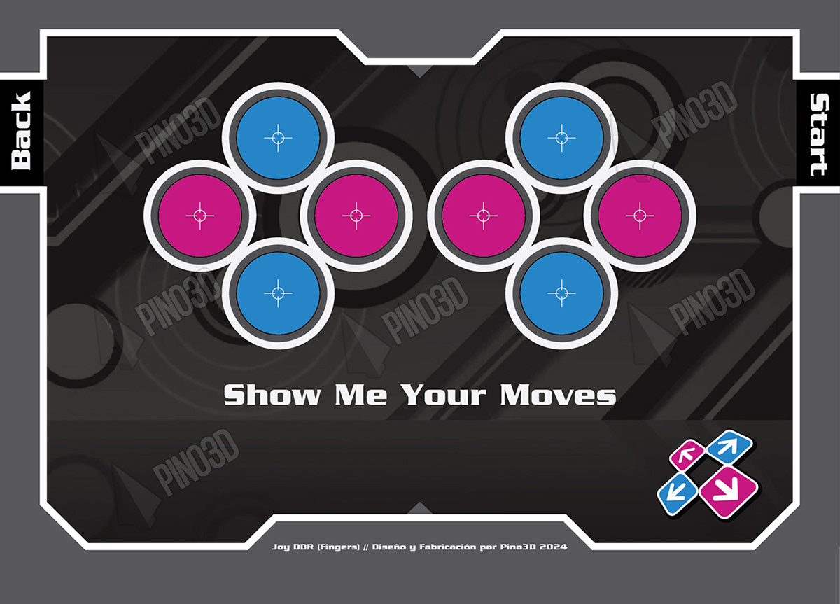 joystick Videogames fingers arcade Gameboard adobe illustrator 3ds max Arcadestick Dance Dance Revolution stepmania