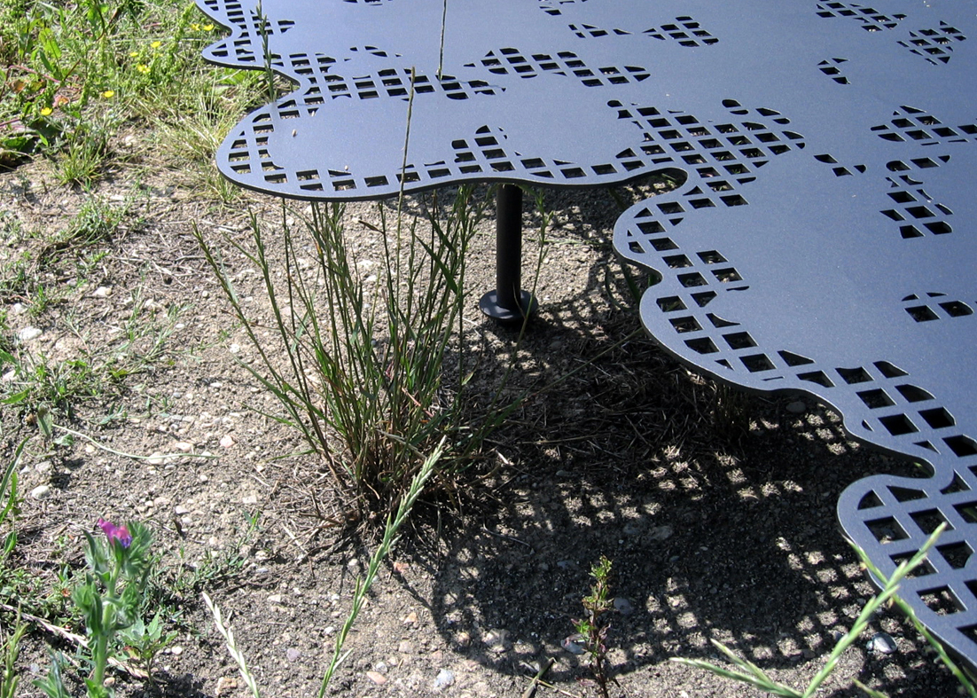 urban furniture Outdoor steel shadow poetic
