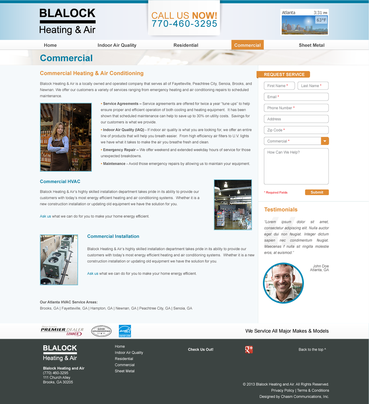 HVAC clean creative web redesign website redesign websites blues gray responsive website user-friendly Small Business mobile friendly bootstrap Illustrator