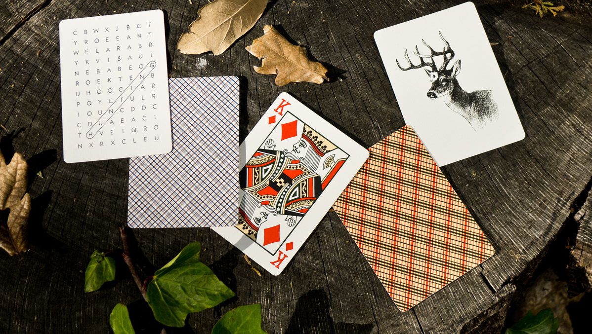 Vintage Plaid Playing Cards on Behance