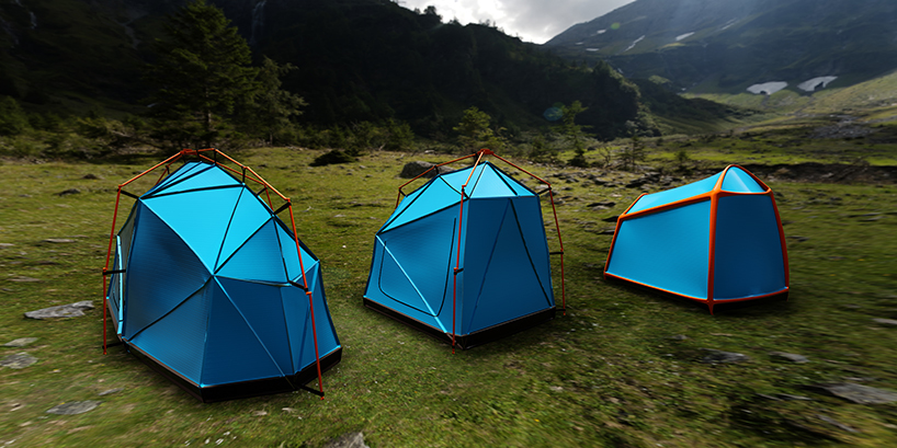 tent Outdoor lightning shelter bolt thunderstorm storm camping camp mountains thunderbolt design industrialdesign ID