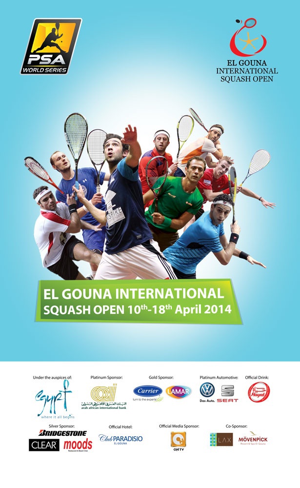 El-gouna squash Sports Branding squash tournament