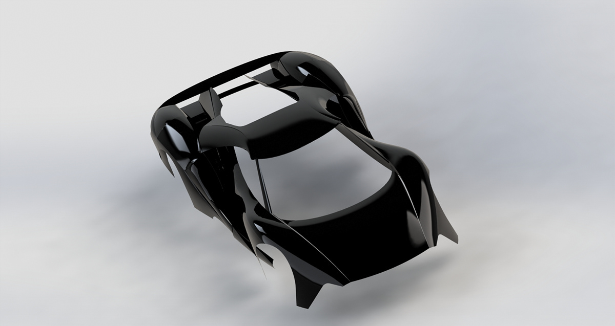3d modeling car body Solidworks
