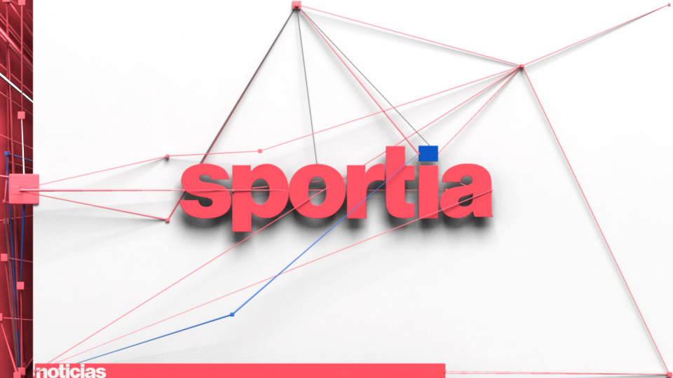 2D 3D broadcast Deportes news Program sports tv typography  