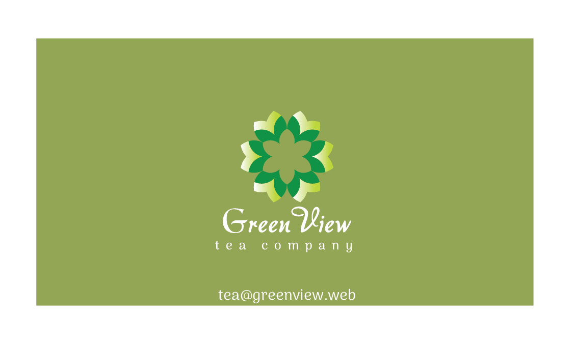 business card Logo Design green Unique brand identity adobe illustrator design branding  Brand Design green business card