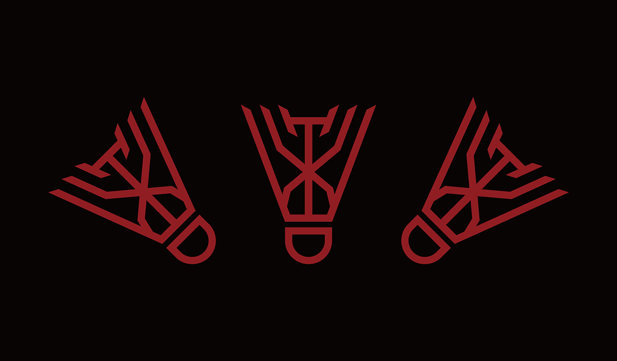 graphic Logo Design Graphic Designer brand identity adobe illustrator badminton Sports Design
