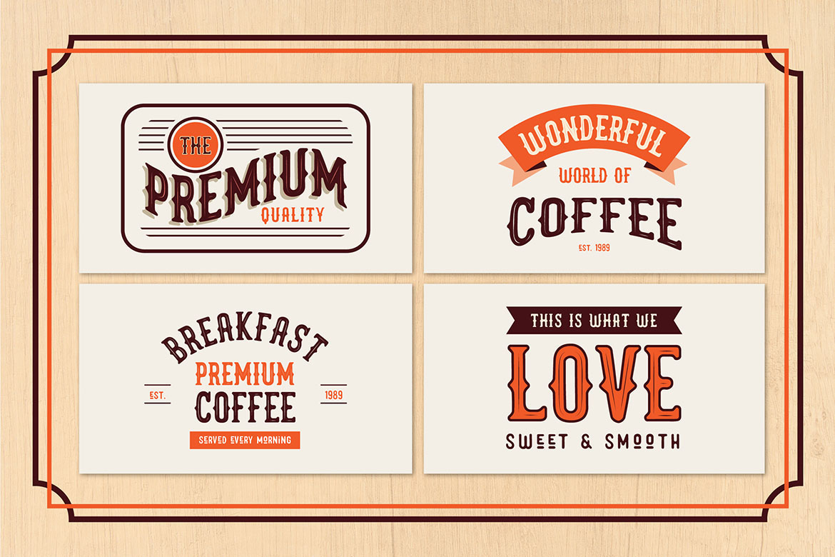 western old Classic vintage Typeface typography  