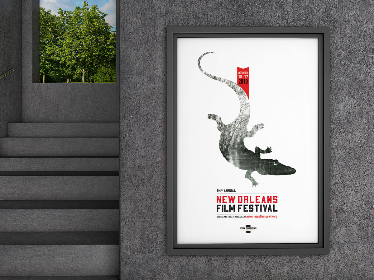 Adobe Portfolio movie festival art new orleans poster culture