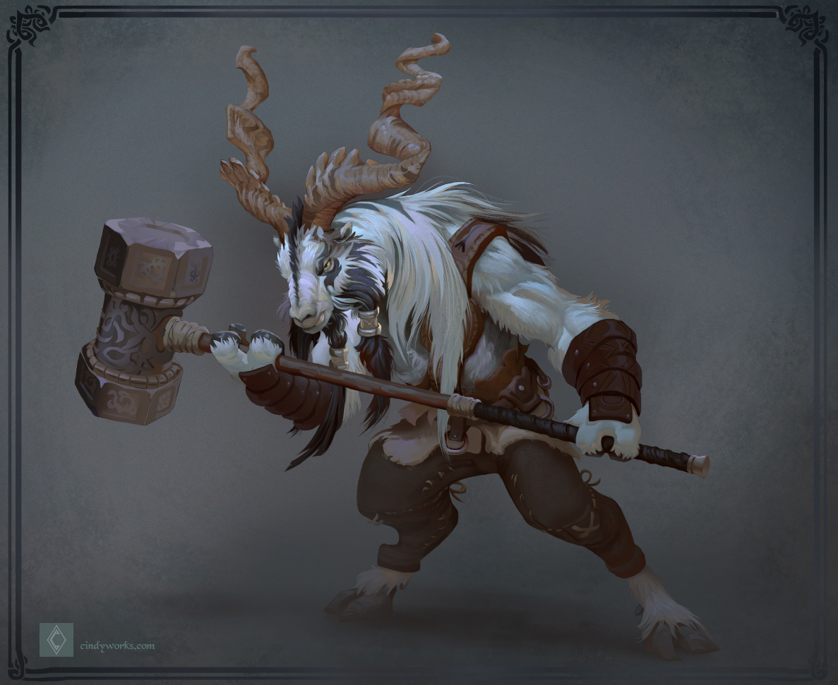 viking fantasy anthro goat dragon Rhino tortoise Turtle warriors barbarians