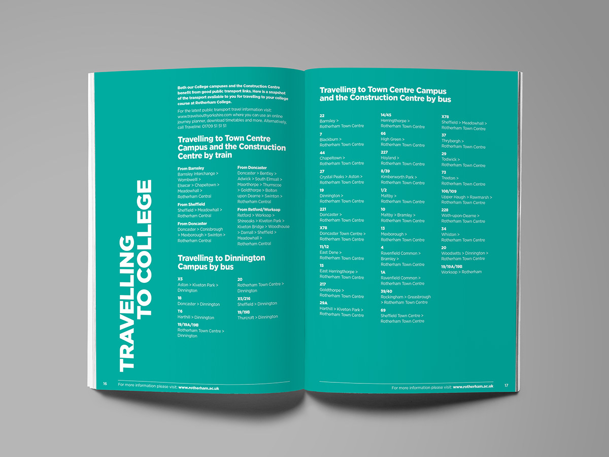 Course Guide prospectus print design  graphic design  brochure design Prospectus Design Layout Design