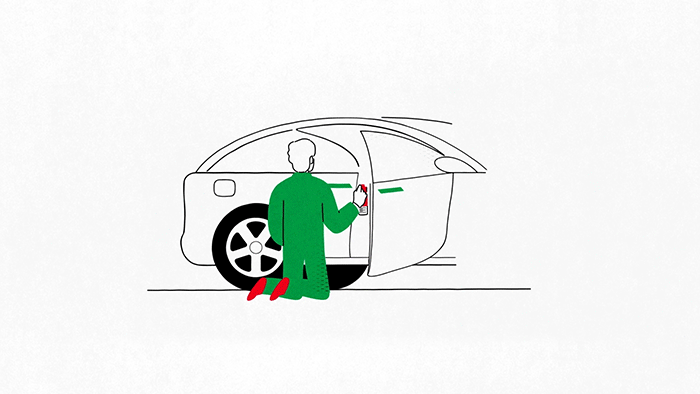 animation  automobile car Castrol Character design  explainer animation frame by frame frame by frame animation ILLUSTRATION  motion design
