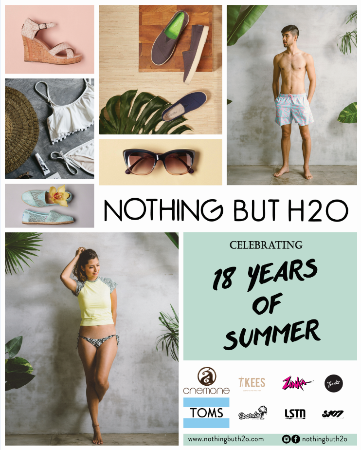 billboard nothing but h2o summer campaign