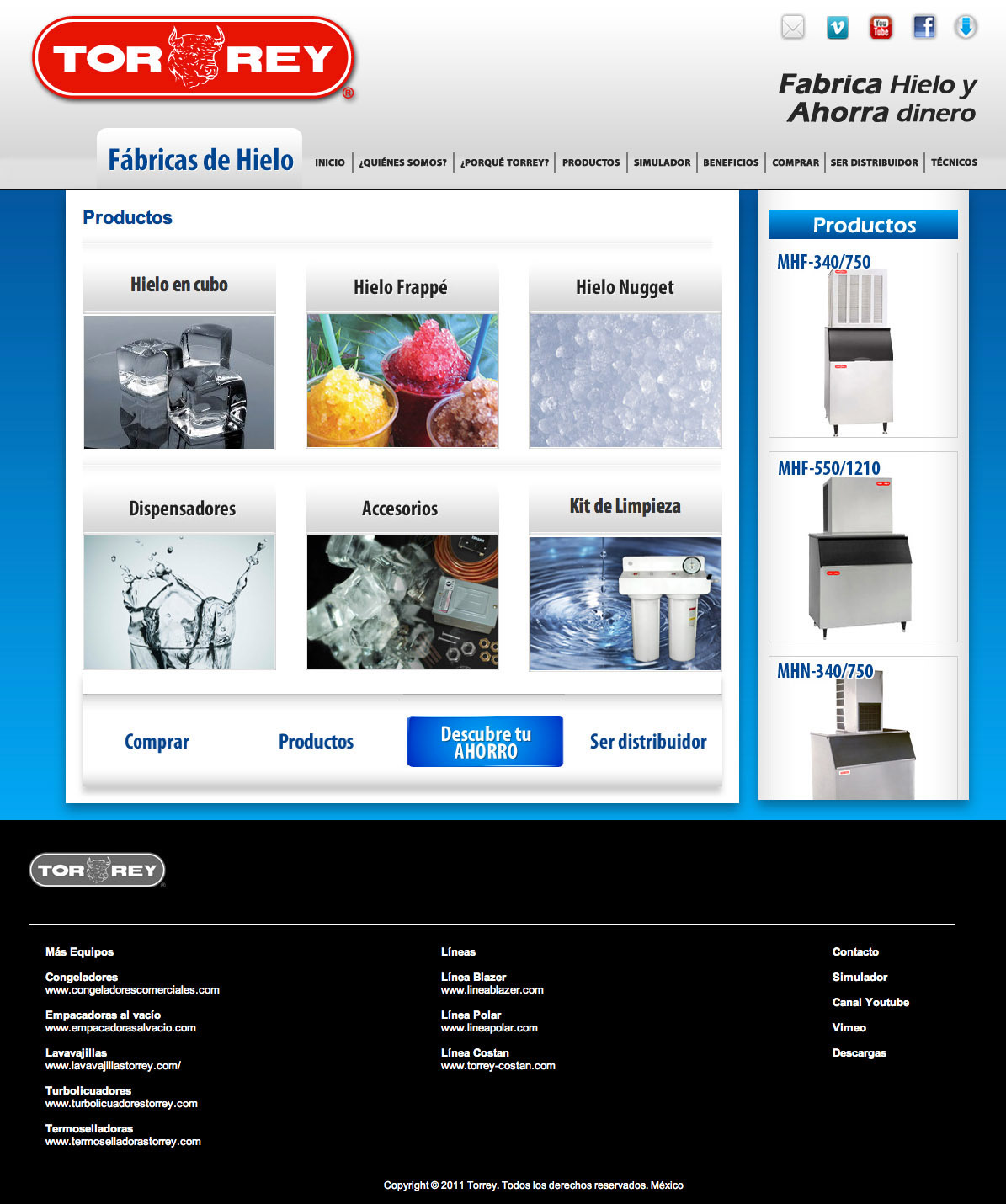 torrey  web design productos  products