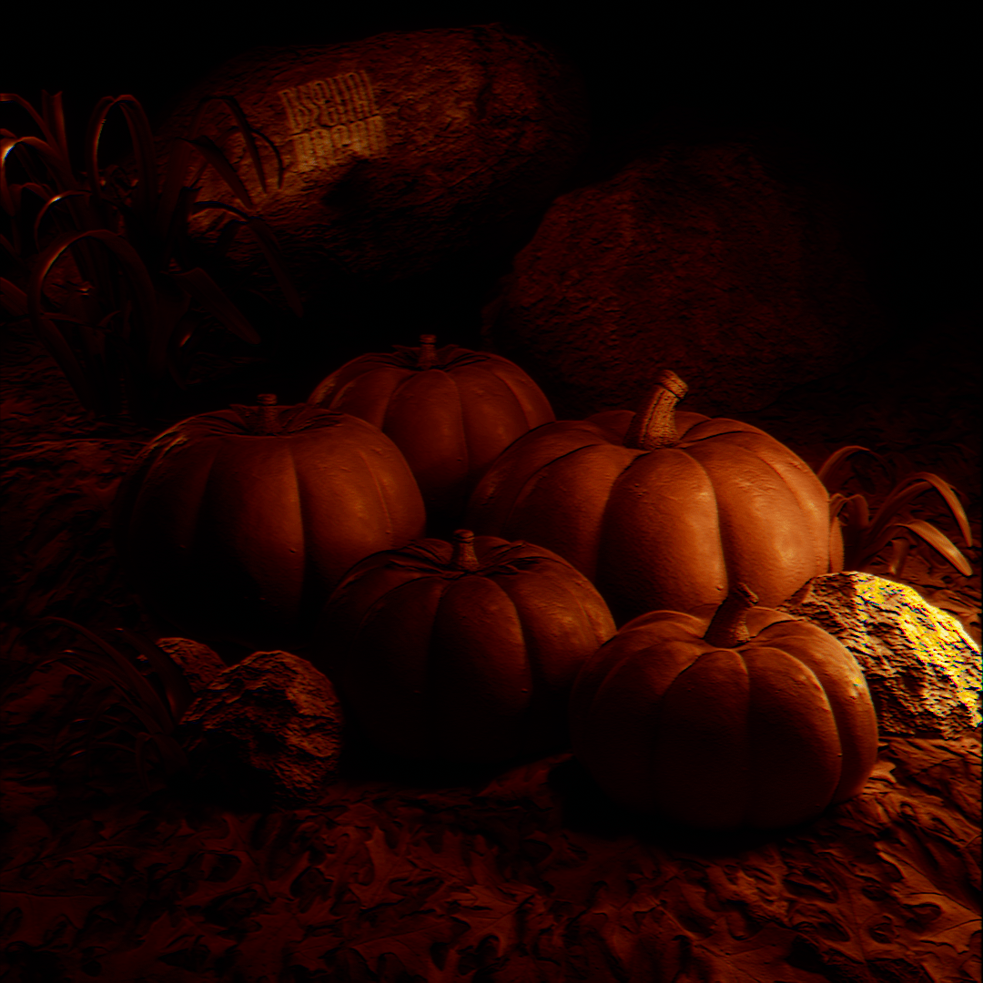 3dart 3DArtist 3dmodeling art blender CGI Create Halloween Procedural pumpkins