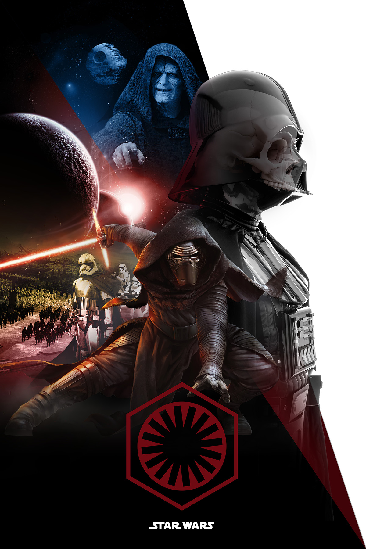 star wars poster Dark side