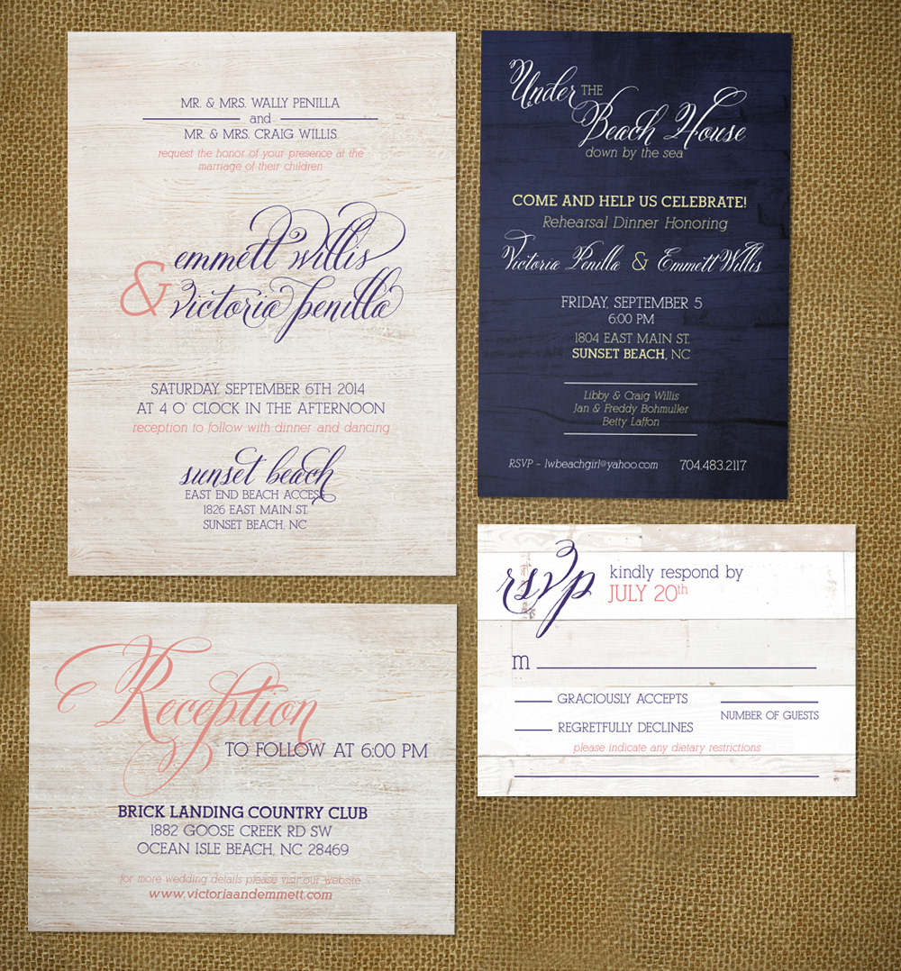 wedding invitations suite cards reception rsvp