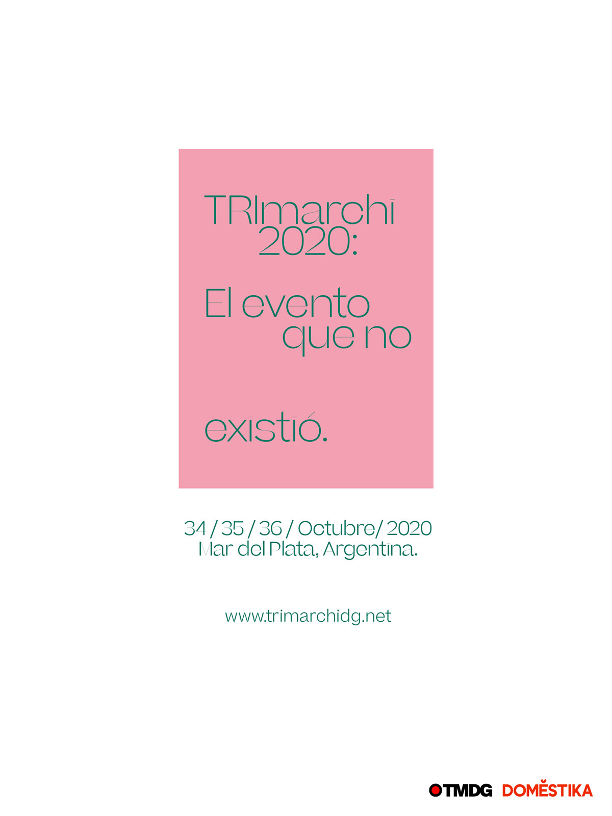Concurso contest design poster trimarchi