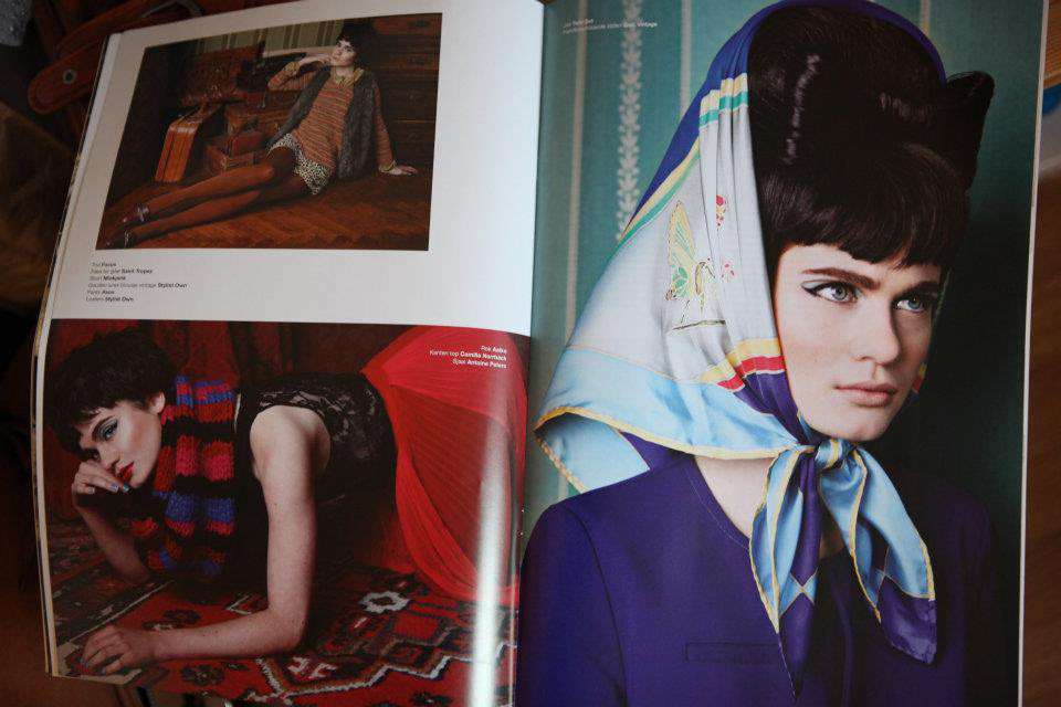 editorial magazine Fashion Cult model colour