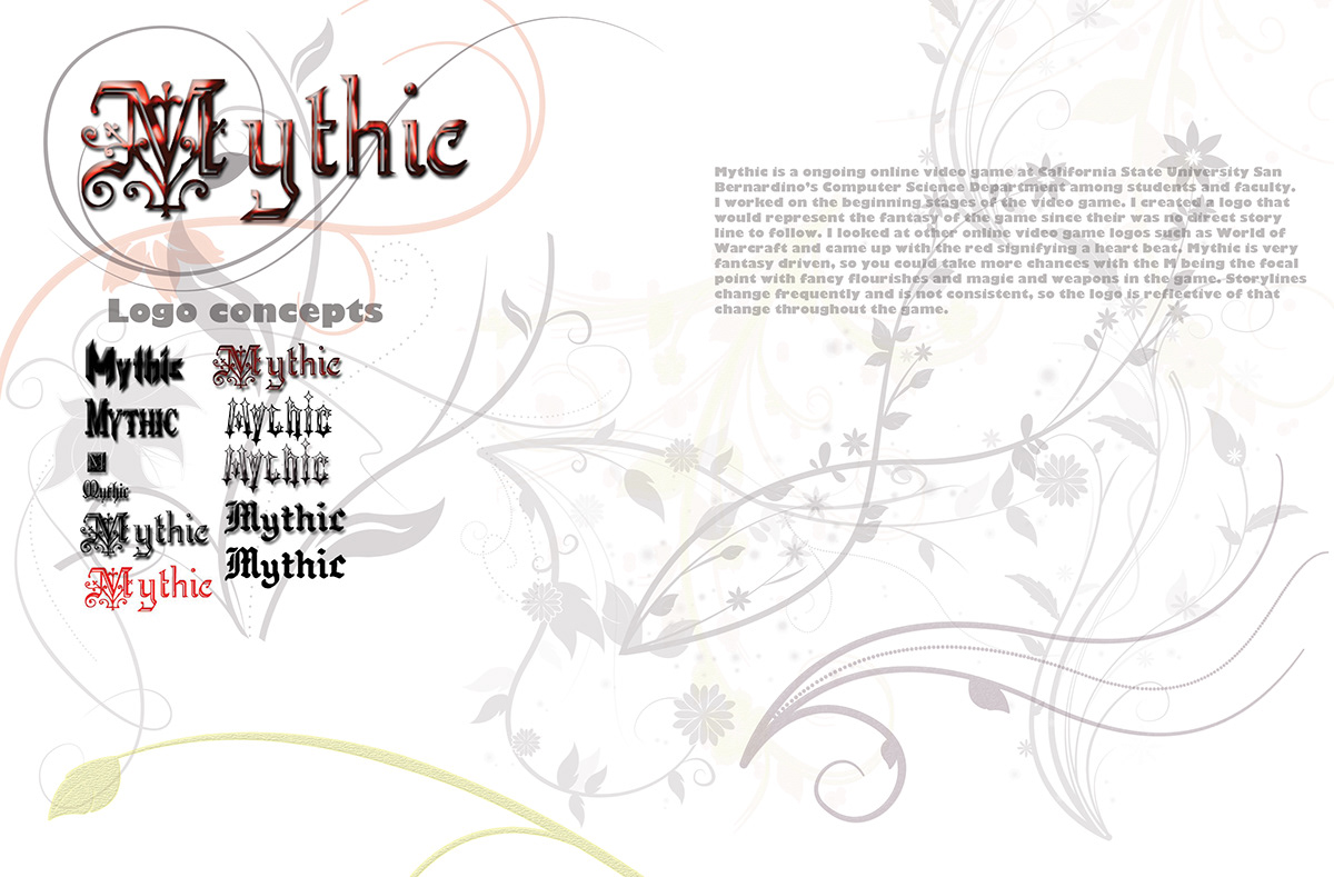 logo game animating logo mythic