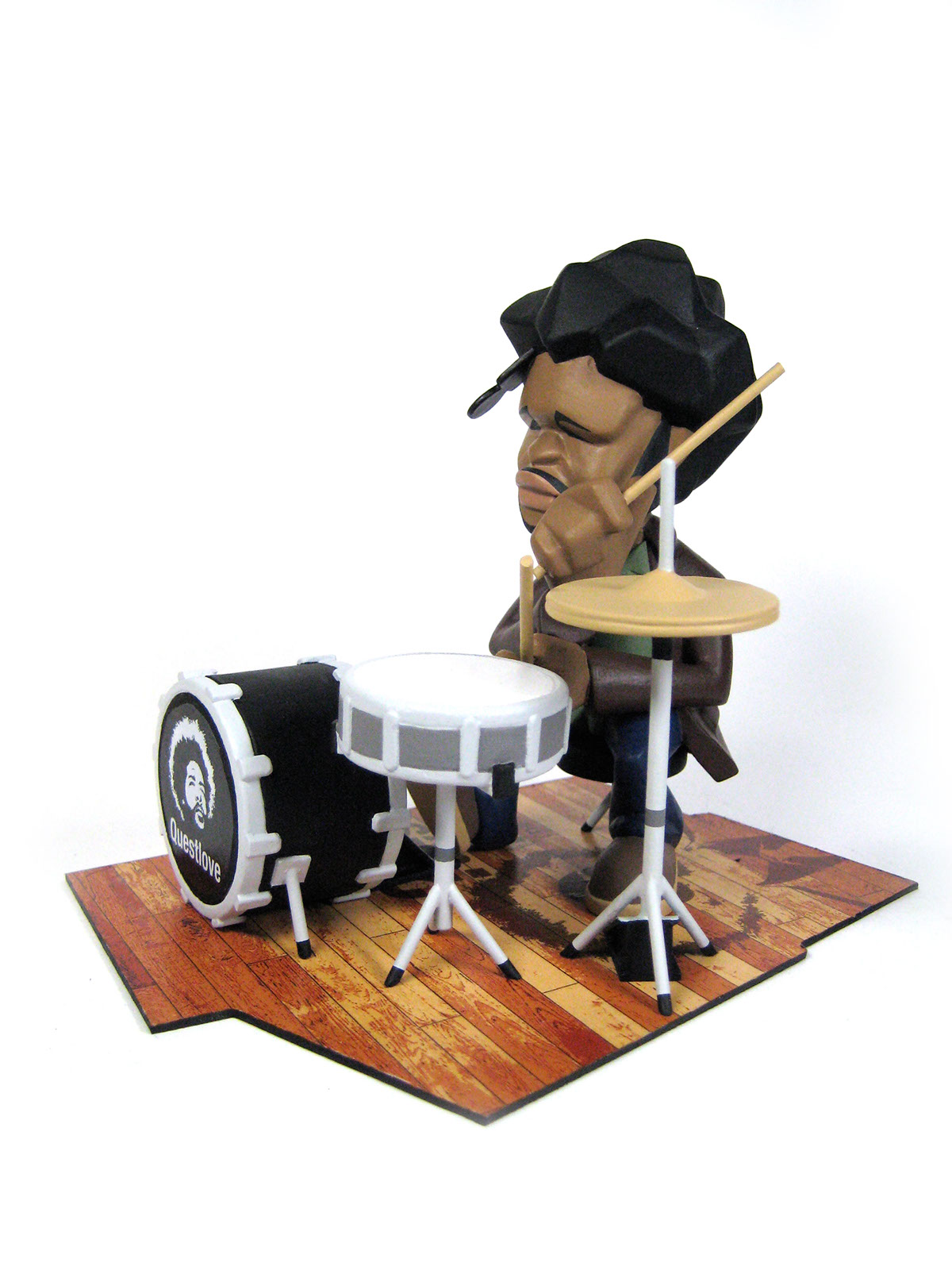 roots Questlove artist hiphop jazz drum figure toy